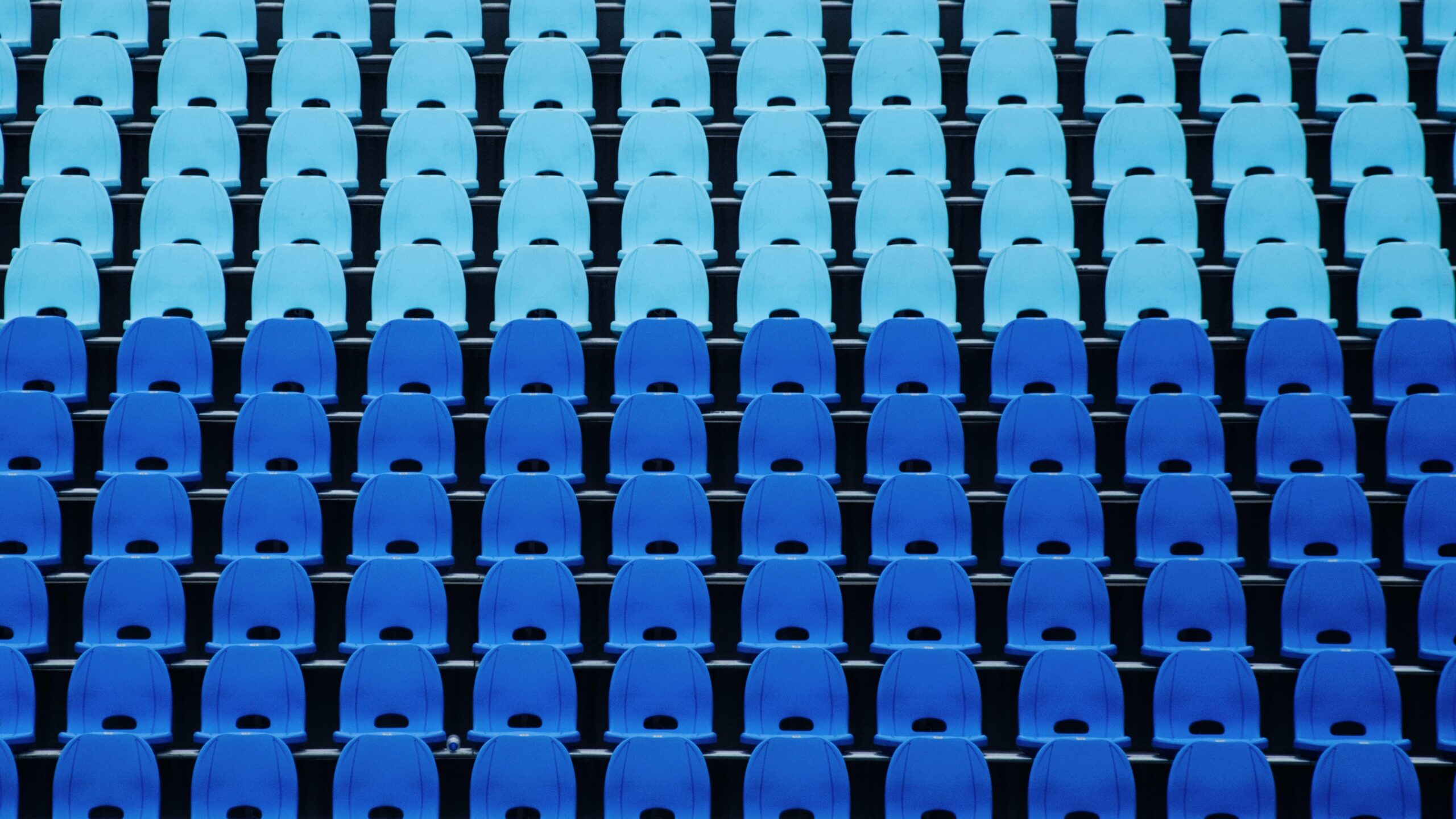 Blue Seats at a Stadium